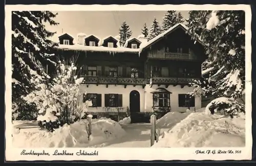 AK Berchtesgaden, Landhaus Schönsicht