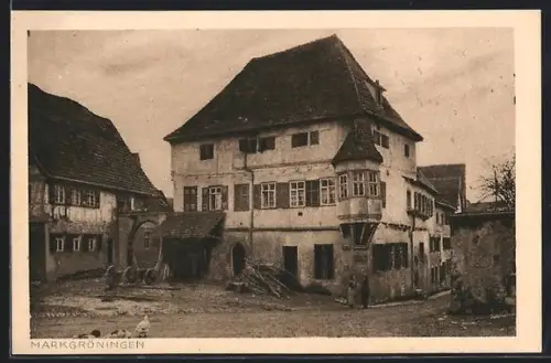 AK Markgröningen, Historisches Fachwerkhaus