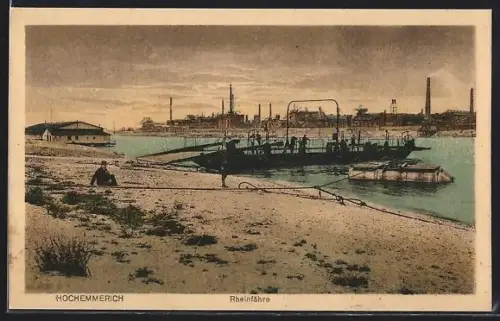 AK Hochemmerich, Rheinfähre