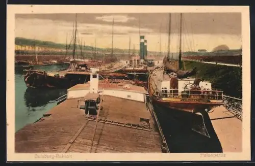 AK Duisburg-Ruhrort, Hafenpartie