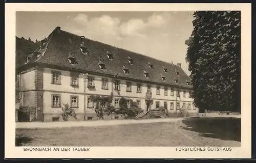 AK Bronnbach an der Tauber, Fürstliches Gutshaus
