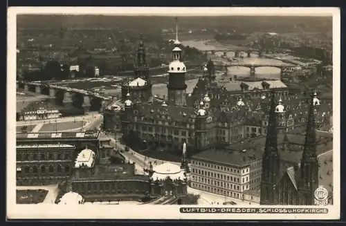 AK Dresden, Schloss und Hofkirche
