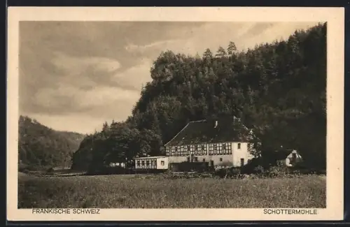 AK Schottermühle /Fränkische Schweiz, Gasthaus Schottermühle