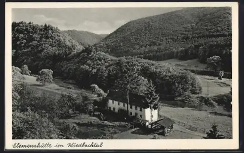 AK Neuwied /Wiedbachtal, Clemenshütte im Wiesbachtal