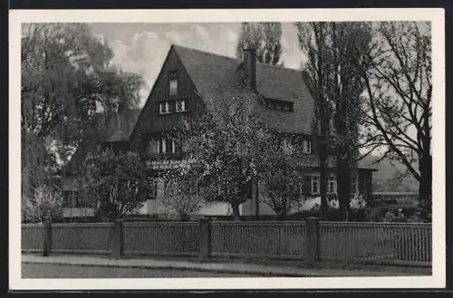 AK Bad Schandau, FDGB-Erholungsheim Erwin Hartsch