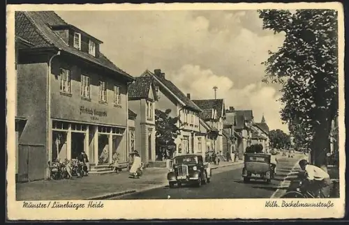 AK Munster /Lüneburger Heide, Wilh. Bockelmannstrasse