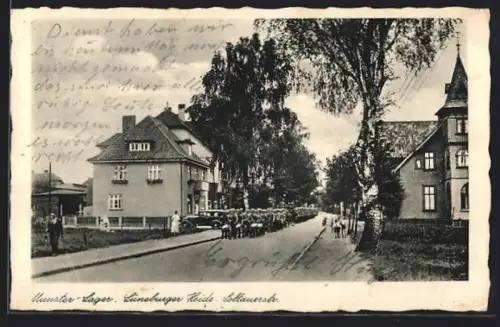 AK Munster-Lager /Lüneburger Heide, Soltauer Strasse