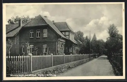 AK Munsterlager /Lüneburger Heide, Kirchweg