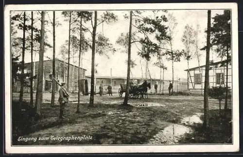 AK Munster Lager, Eingang zum Telegraphenplatz