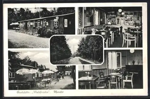 AK Munster, Gasthaus Waldfrieden, Inh. A. Enge