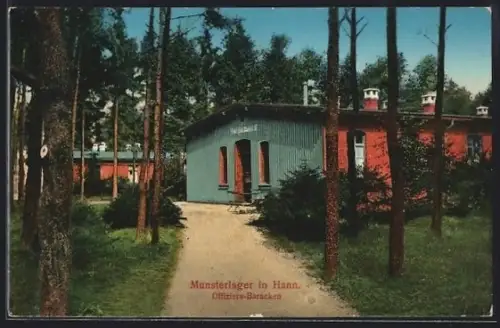 AK Munsterlager in Hann., Offiziers-Baracken