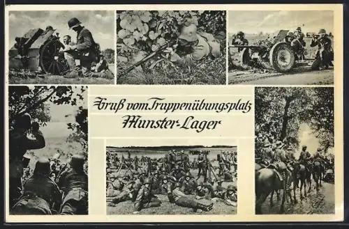 AK Munster-Lager, Truppenübungsplatz, Soldaten bei Übungen
