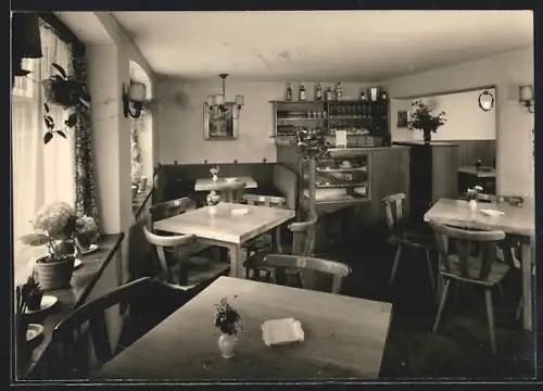 AK Berchtesgaden, Gasthaus Martinsklause, Inh. Fr. Günther, Innenansicht