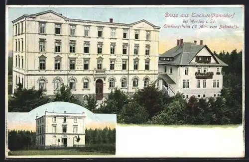 AK Teichwolframsdorf bei Werdau, Erholungsheim