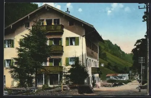 AK Ramsau bei Berchtesgaden, Gasthof zur Wimbachklamm, Inh. H. Englähringer