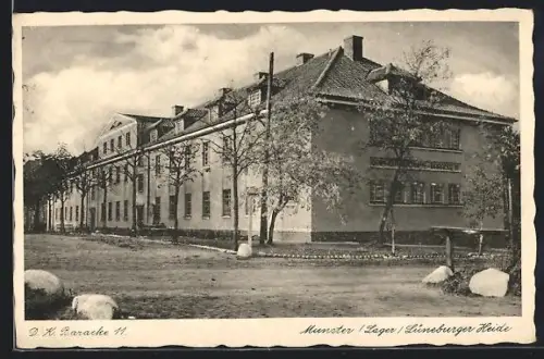 AK Munster /Lüneburger Heide, D.H. Baracke II