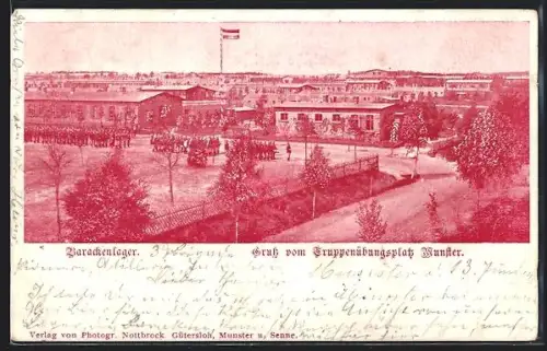 AK Munster, Truppenübungsplatz, Barackenlager, Exerzierplatz