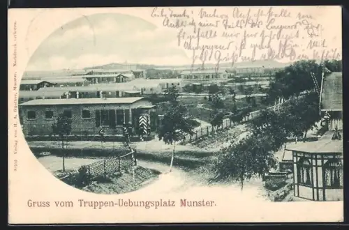 AK Munster, Truppen-Übungsplatz, Kasernengebäude, Wachhaus