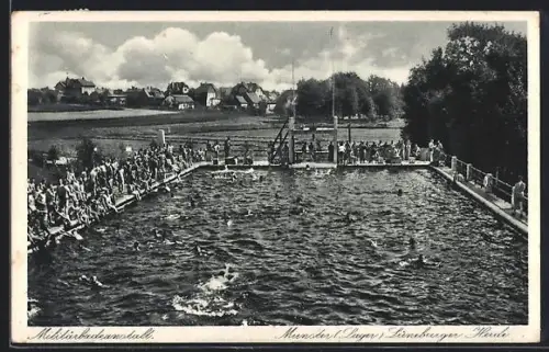 AK Munster-Lager /Lüneburger Heide, Militärbadeanstalt