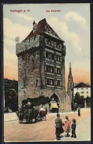 AK Esslingen a. N., Das Schelztor