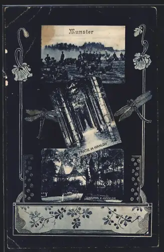 AK Munster, Partie im Hanloh, Eingang zum Hanloh