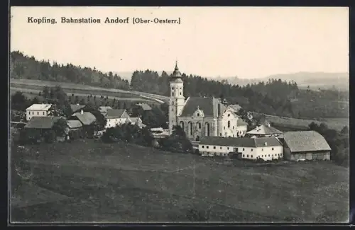 AK Kopfing /Ob. Öst., Bahnstation Andorf