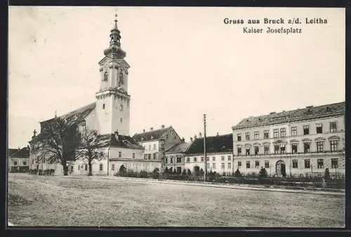AK Bruck a. d. Leitha, Kaiser Josefsplatz
