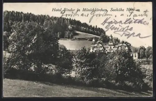 AK Mönichkirchen, Hotel Binder