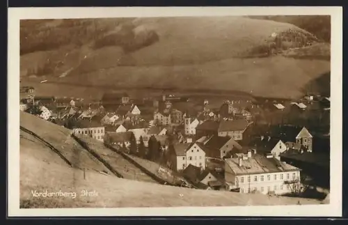 AK Vordernberg /Steiermark, Panorama mit Kirche