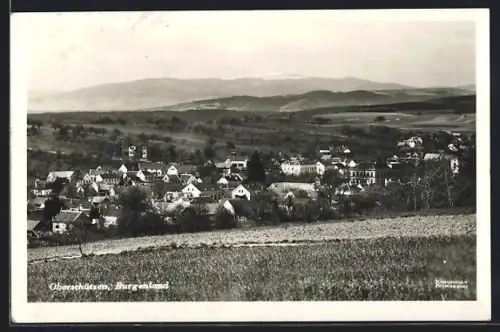 AK Oberschützen /Burgenland, Panorama des Orts