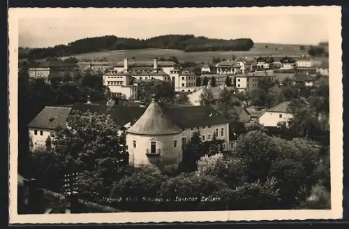 AK Gallspach /O. Ö., Schloss und Institut Zeileis