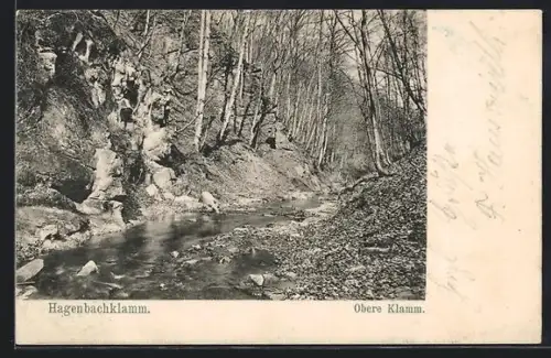 AK St. Andrä-Wördern, Hagenbachklamm, Obere Klamm