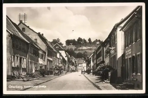 AK Otterberg, Partie in der Strasse mit 