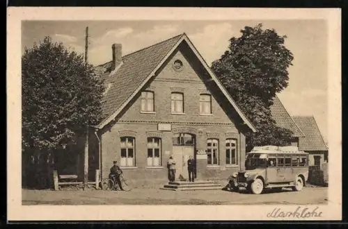 AK Glissen, Blick auf das Gasthaus von H. Hormann