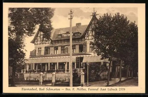 AK Bad Schwartau, Fürstenhof, Bes. F. Möller
