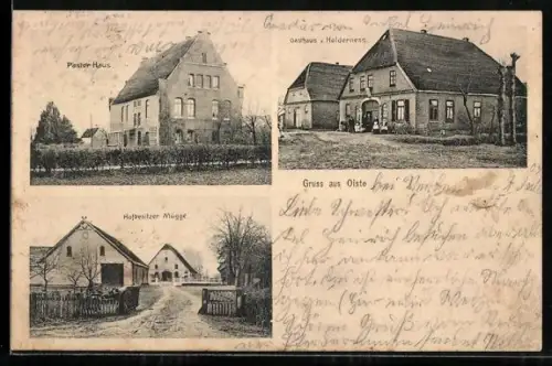 AK Oiste, Pastor-Haus, Gasthaus z. Holderness, Hofbesitzer Mügge
