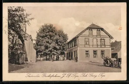 AK Sudwalde, Geschäftshaus von J. F. Tepe, Inh. Georg Tepe