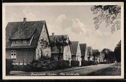 AK Bargteheide /Holstein, Partie an der Alten Landstrasse