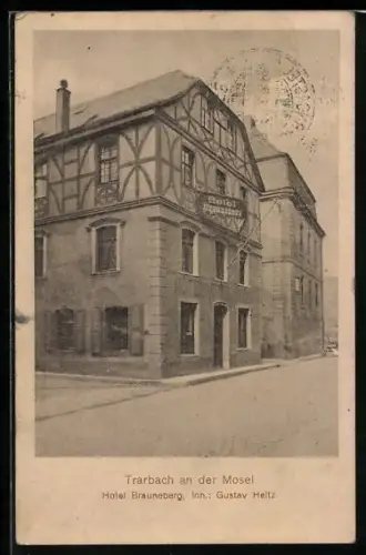 AK Trarbach an der Mosel, Hotel Brauneberg, Inh. Gustav Heitz
