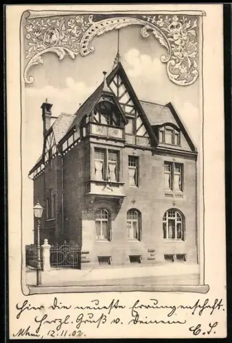 AK Mannheim, Villa Carl und Richard Sauerbeck