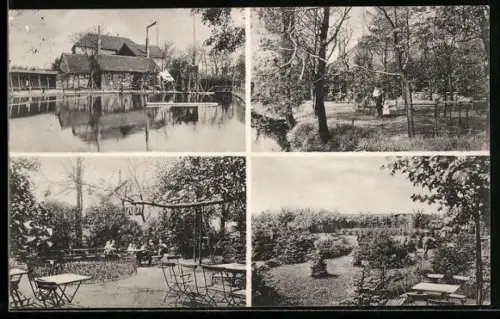 AK Linden-Hannover, Gasthaus Fösse-Bad und Fösse-Park, Inh. F. Miehe