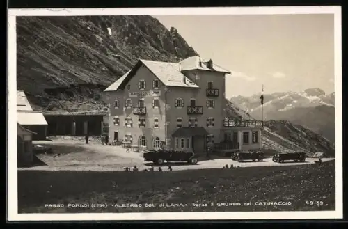AK Passo Pordoi, Albergo col di Lana, Verso il Gruppo del Catinaccio