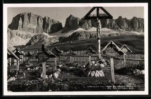 AK Passo Pordoi, Cimitero Militaire al Passo Pordoi