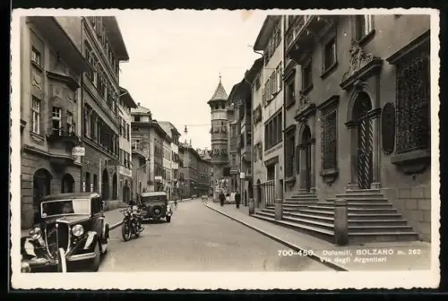 AK Bozen /Bolzano, Via degli Argentieri