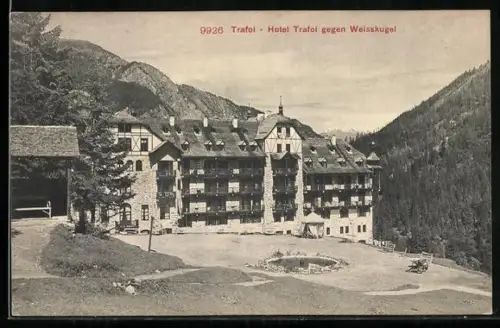AK Trafoi, Hotel Trafoi gegen Weisskugel