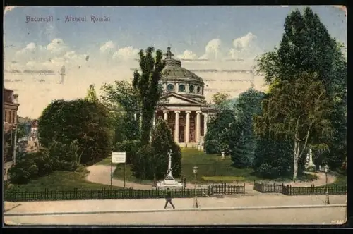AK Bucuresti, Eingang zum Ateneul Roman