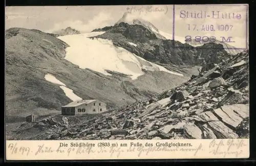 AK Stüdlhütte, Partie am Fusse des Grossglockners