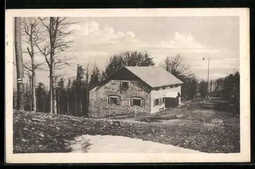 AK Franz Krebs Schutzhaus, Berghütte am Schöpfl