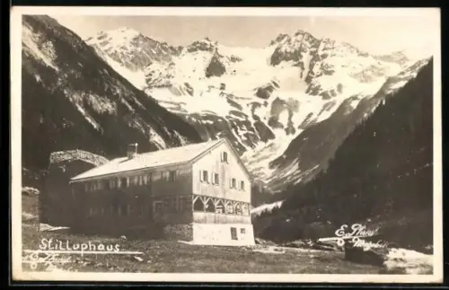 AK Stilluphaus mit Umgebung, Berghütte