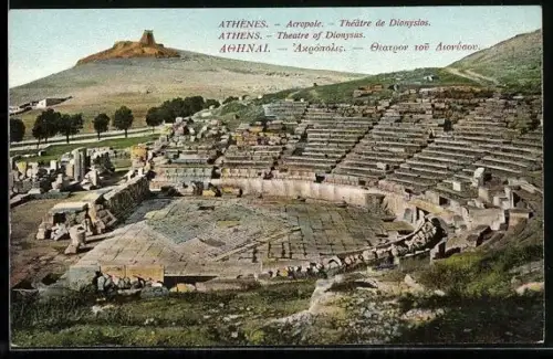 AK Athen, Theater des Dionysos an der Akropolis